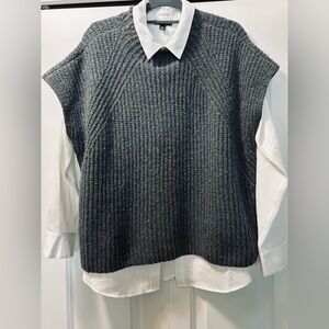 LOFT knit oversized vest